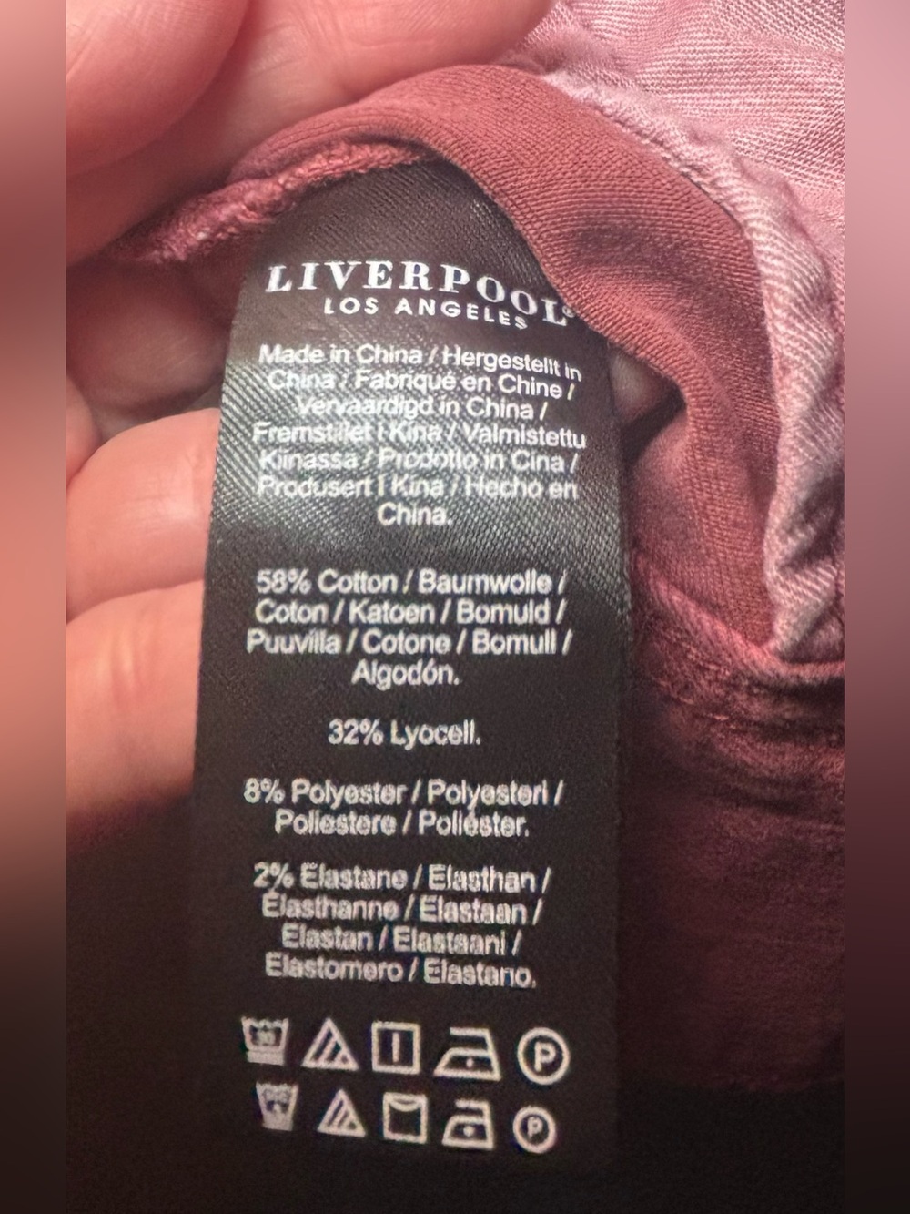 Liverpool Denim Jacket in Raspberry Jam - Picture 14 of 16